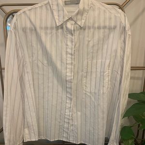 Vince Cropped Button-down